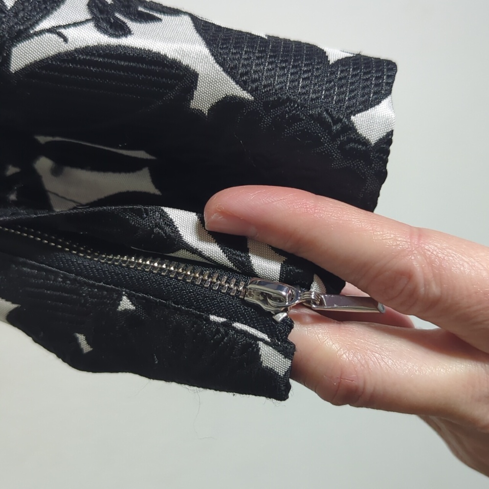 White House Black Market Womens Jacket Floral Brocade Zip Classic Quiet Luxury 6 - Picture 5 of 16